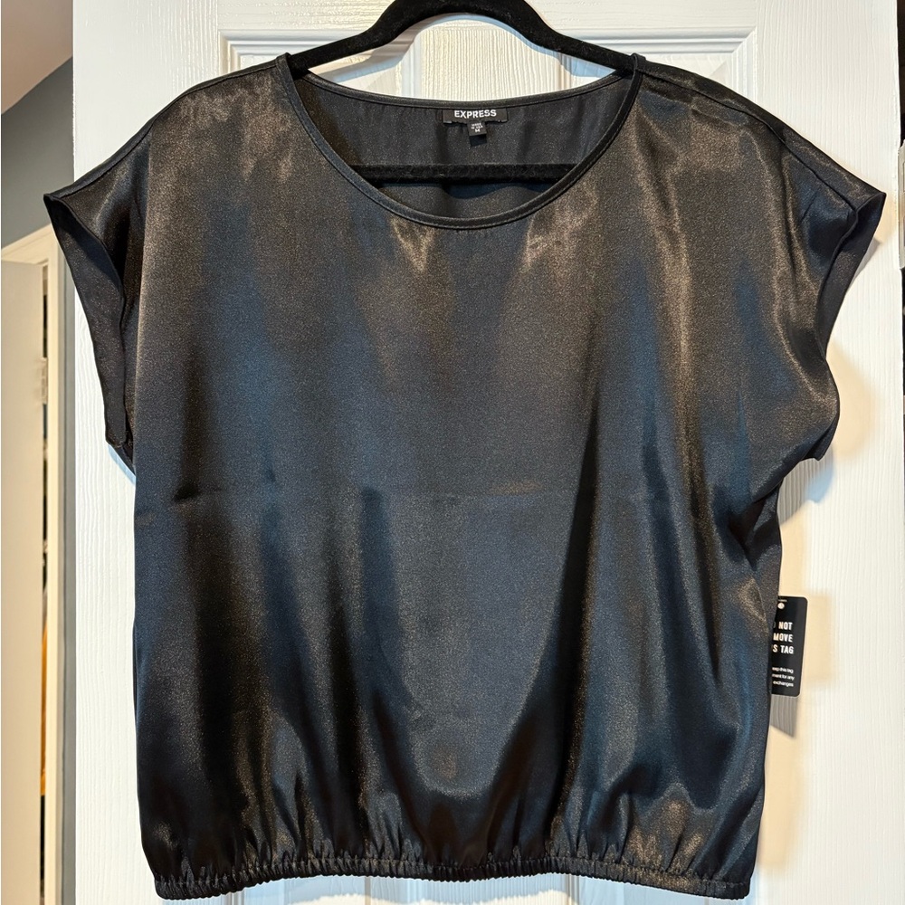 Express Silky Black Women's Blouse
